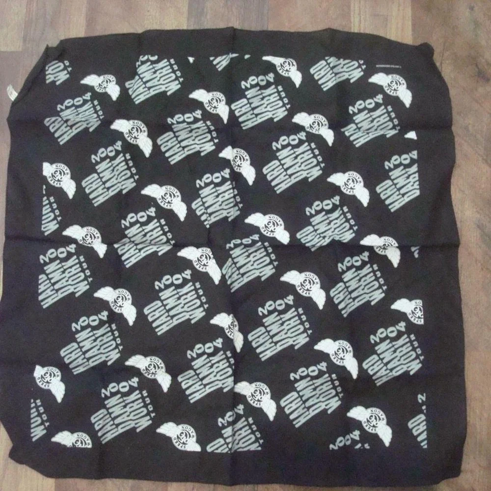 REO‎ SPEEDWAGON DOO RAG BANDANNA BANDANA 18X18 VINTAGE 2004 W3